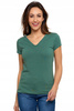 T-SHIRT DAMSKI GŁADKI BASIC MORAJ KHAKI KRÓTKI SEREK ROZ. XL