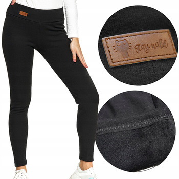 Moraj legginsy damskie RDL1500-040B klasyczne długa rozmiar L/XL