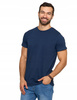 Bawełniany T-shirt Koszulka Męska BASIC Gładka MORAJ Kolor GRANATOWY XL