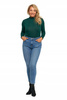 Spodnie Jeansowe Damskie Jeansy Skinny Wysoki Stan Wygodne MORAJ r. 40