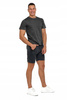 Bawełniany T-shirt Koszulka Męska BASIC Gładka MORAJ Kolor C. SZARY M