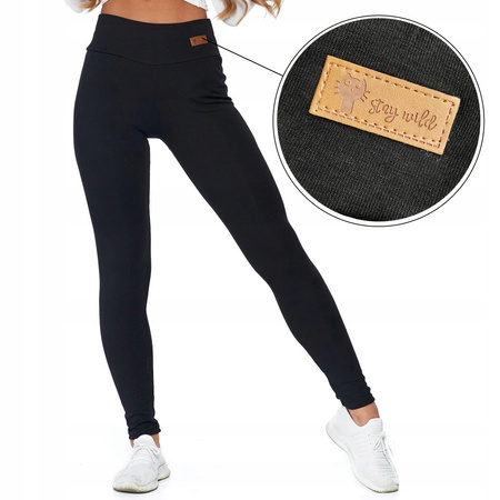 Moraj legginsy damskie RDL1500-040B klasyczne długa rozmiar L/XL