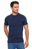 Bawełniany T-shirt Koszulka Męska BASIC Gładka MORAJ Kolor GRANATOWY XL
