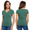 T-SHIRT DAMSKI GŁADKI BASIC MORAJ KHAKI KRÓTKI SEREK ROZ. XL