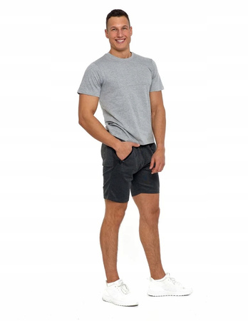 Bawełniany T-shirt Koszulka Męska BASIC Gładka MORAJ Kolor JASNOSZARY 3XL