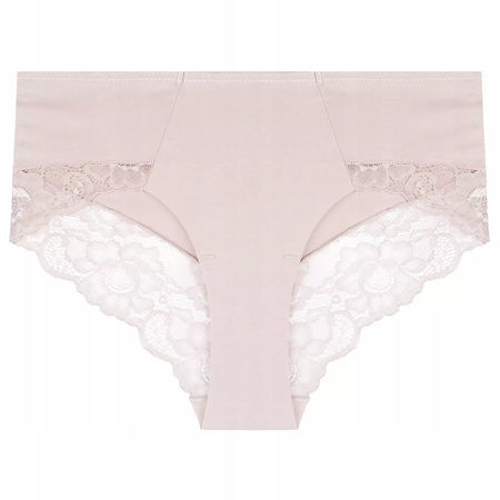 MAJTKI BAWEŁNIANE FIGI DAMSKIE BIKINI Z KORONKĄ KLASYCZNE 2 SZTUKI MORAJ XL