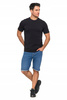 Bawełniany T-shirt Koszulka Męska BASIC Gładka MORAJ Kolor CZARNY XL