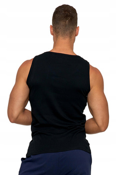 CZARNA PODKOSZULKA MĘSKA KLASYCZNA TANK-TOP BOKSERKA DLA NIEGO MORAJ XL