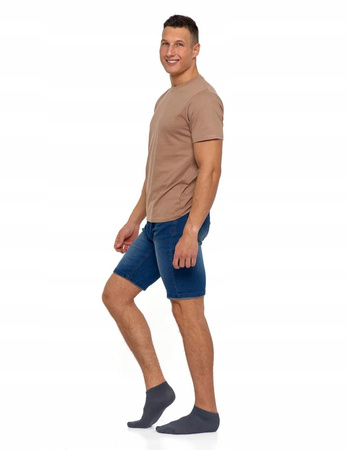 Bawełniany T-shirt Koszulka Męska BASIC Gładka MORAJ Kolor Mocca L