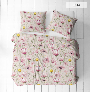 Pościel 100% BAWEŁNA 150x200 (TWÓJ ROZMIAR PODUSZEK) DWUSTRONNA wzór 1744