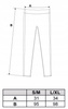 Moraj legginsy damskie RDL1500-040B klasyczne długa rozmiar L/XL