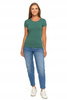 T-SHIRT DAMSKI GŁADKI BASIC MORAJ KHAKI KRÓTKI RĘKAW ROZ. M