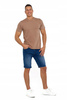 Bawełniany T-shirt Koszulka Męska BASIC Gładka MORAJ Kolor Mocca M