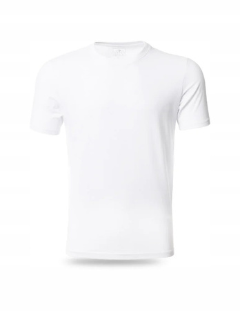 Bawełniany T-shirt Koszulka Męska BASIC Gładka MORAJ Kolor BIAŁY XXL