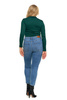 Spodnie Jeansowe Damskie Jeansy Skinny Wysoki Stan Wygodne MORAJ r. 40
