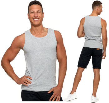 SZARA PODKOSZULKA MĘSKA KLASYCZNA TANK-TOP BOKSERKA DLA NIEGO MORAJ M