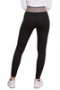 LEGGINSY DAMSKIE Z WYSOKIM STANEM OCIEPLANE SZEROKA GUMA CZARNE ROZM. L/XL