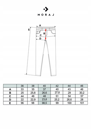 Spodnie Jeansowe Damskie Jeansy Skinny Wysoki Stan Wygodne MORAJ r. 40