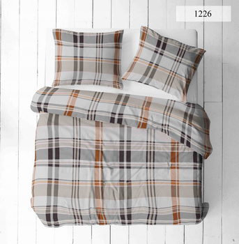 Pościel 100% BAWEŁNA 200X220 (TWÓJ ROZMIAR PODUSZEK) DWUSTRONNA wzór 1226