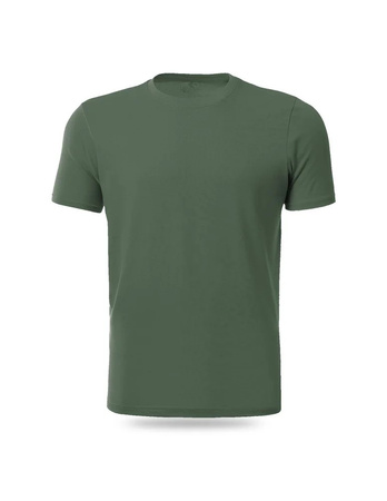 Bawełniany T-shirt Koszulka Męska BASIC Gładka MORAJ Kolor KHAKI M