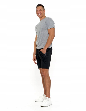 Bawełniany T-shirt Koszulka Męska BASIC Gładka MORAJ Kolor JASNOSZARY L