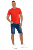 Bawełniany T-shirt Koszulka Męska BASIC Gładka MORAJ Kolor CZERWONY M