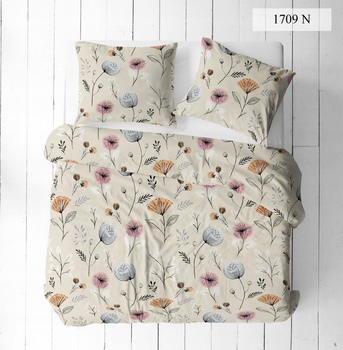 Pościel 100% BAWEŁNA 160x200 (TWÓJ ROZMIAR PODUSZEK) DWUSTRONNA wzór 1709