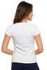 T-SHIRT DAMSKI GŁADKI BASIC MORAJ BIAŁY KRÓTKI SEREK ROZ. S