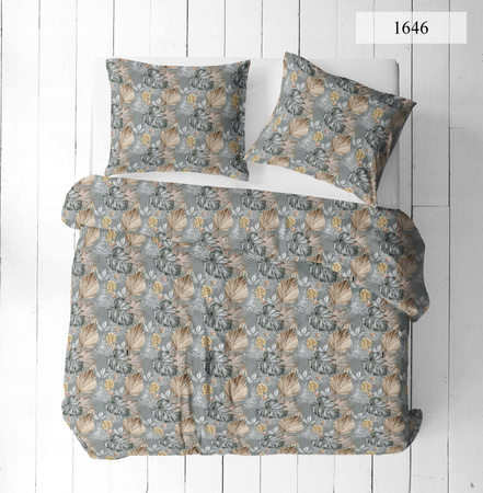 Pościel BAWEŁNA 100% 200x220 (TWÓJ ROZMIAR PODUSZKI) DWUSTRONNA wzór 1646