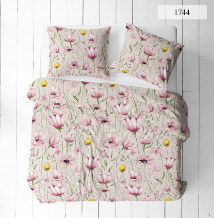 Pościel 100% BAWEŁNA 150x200 (TWÓJ ROZMIAR PODUSZEK) DWUSTRONNA wzór 1744