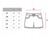 Kolarki Damskie Legginsy Szorty w Prążek Kryjące Wysoki Stan MORAJ L/XL