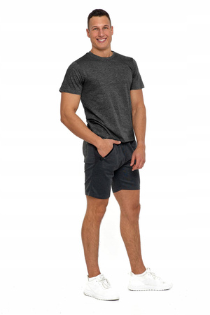 Bawełniany T-shirt Koszulka Męska BASIC Gładka MORAJ Kolor C. SZARY L