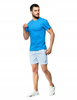 Bawełniany T-shirt Koszulka Męska BASIC Gładka MORAJ Kolor NIEBIESKI 3XL