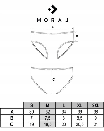 MAJTKI FIGI DAMSKIE PRĄŻKOWANE WYKOŃCZENIE KORONKOWE MORAJ KOLORY 4-PAK S